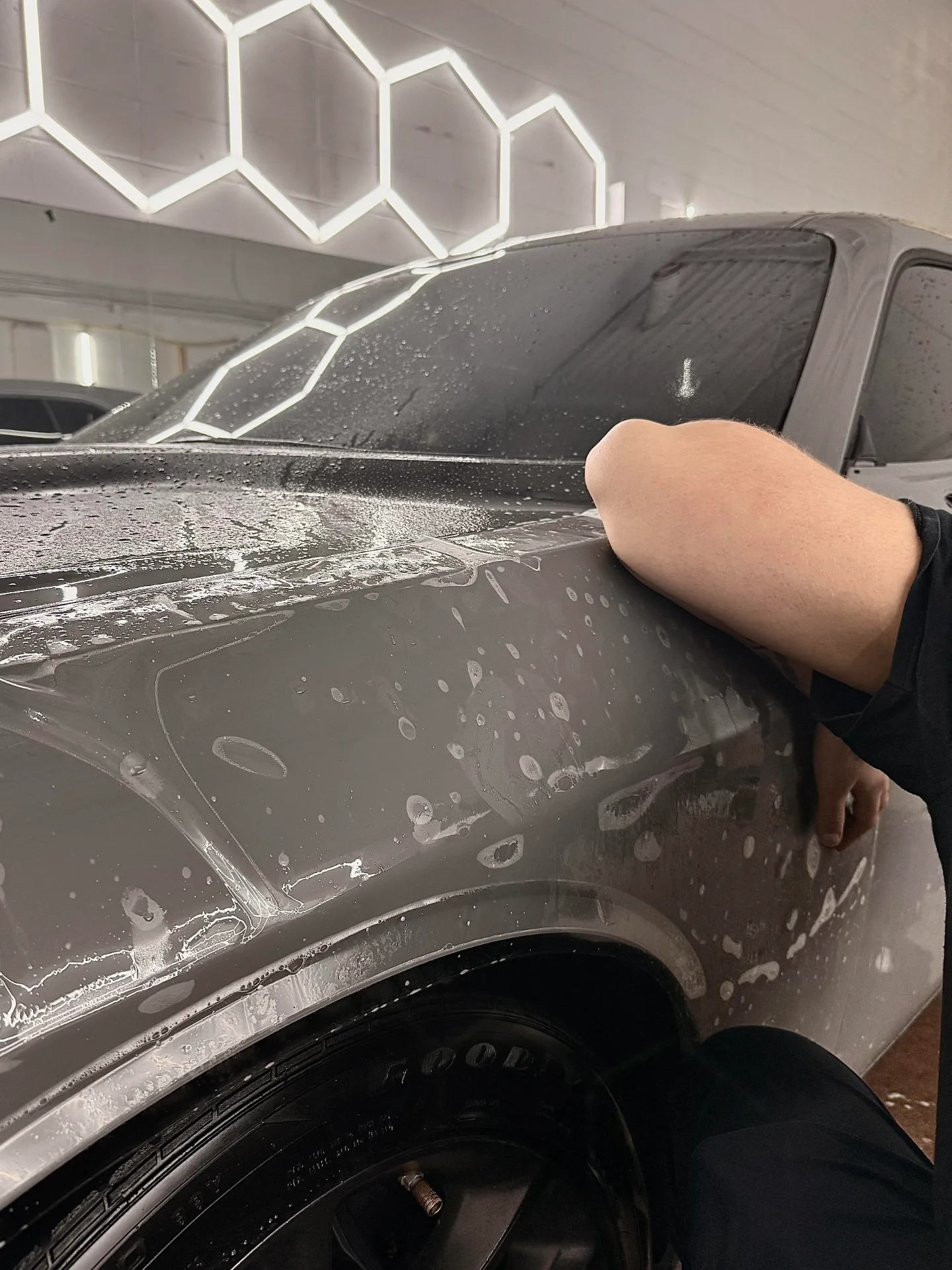 2023 Dodge Challenger Scat Pack with full body matte paint protection film in Edmonton