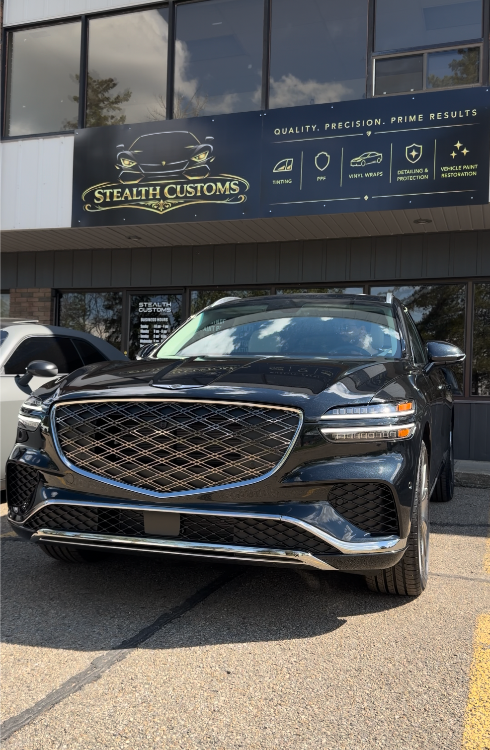 2026 Genesis GV70 Full Front Paint Protection Film Edmonton